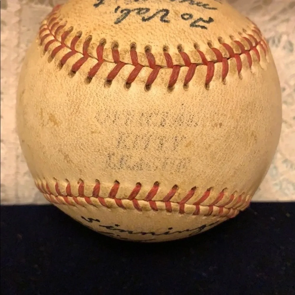 Autographed Baseball - Rookie Ron Petrovich